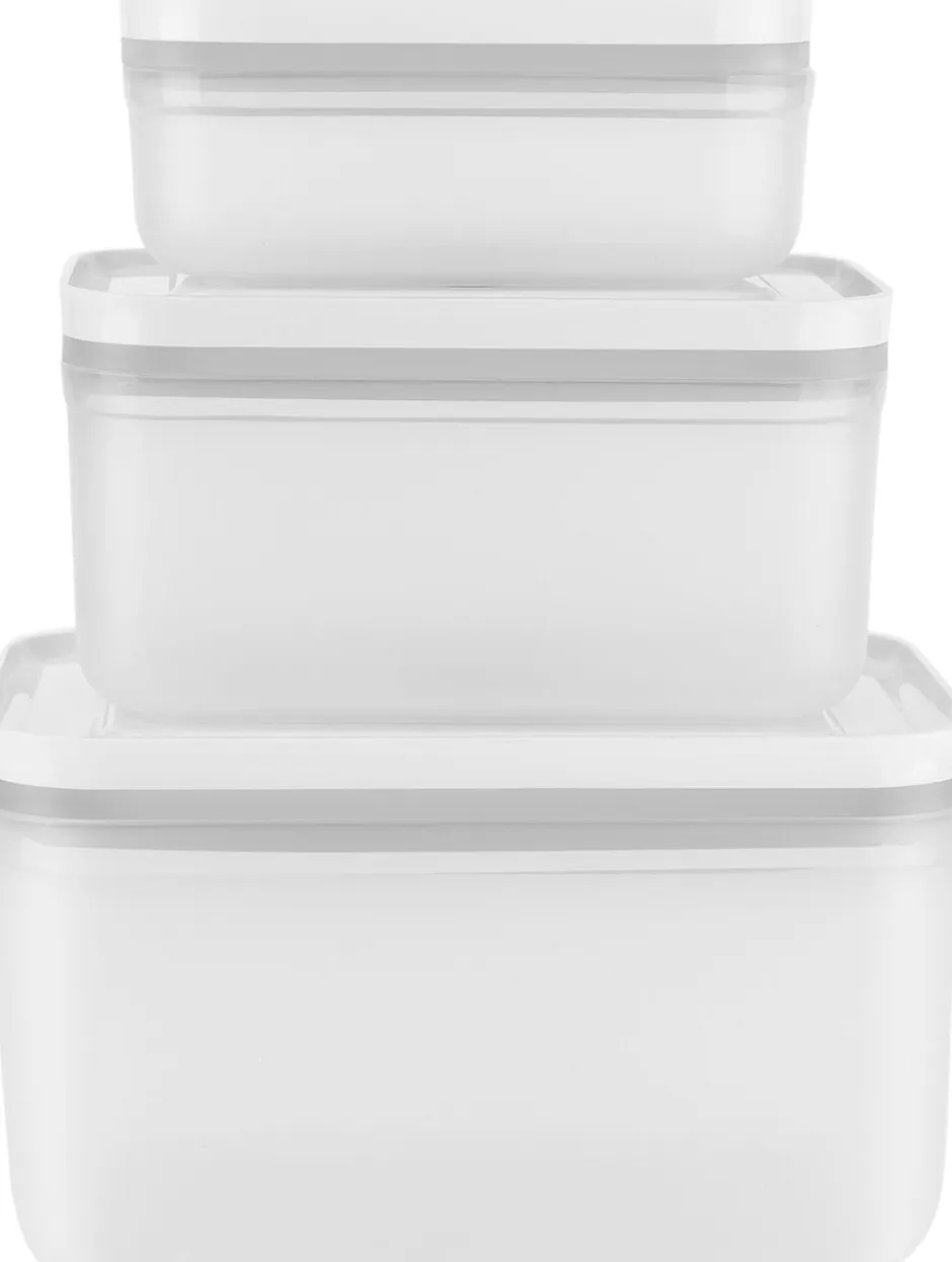 Opbevaring<Zwilling Fresh & Save Vakuum beholdersæt 3d i plastik. S,M, L