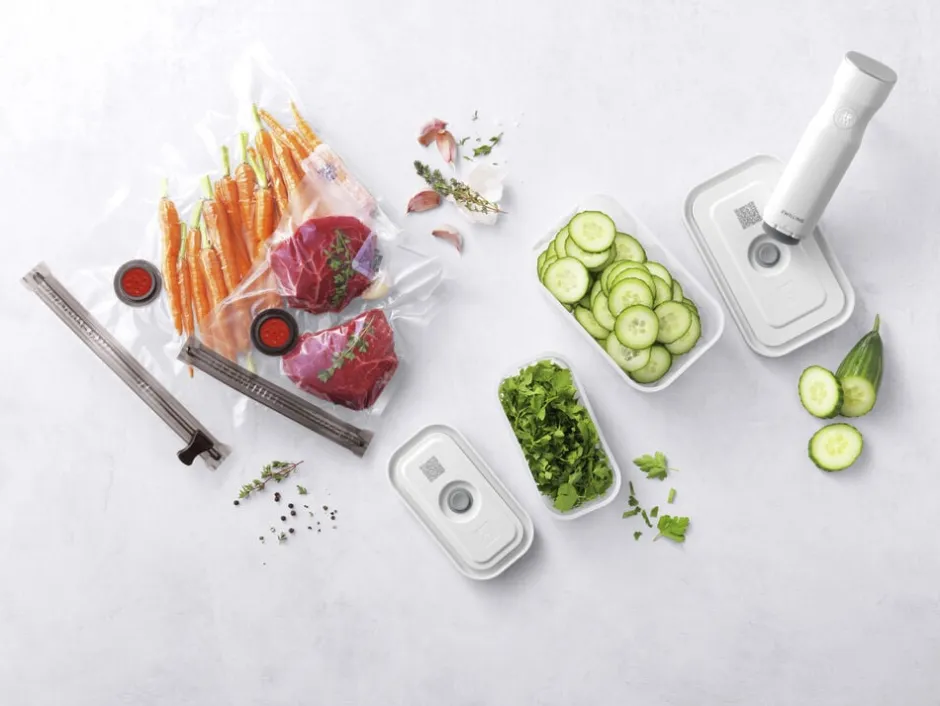 Opbevaring<Zwilling Fresh & Save Vakuum beholdersæt 3d i plastik. S,M, L