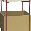 Møbler<Hübsch Fresh Rullebord Khaki/Burgundy