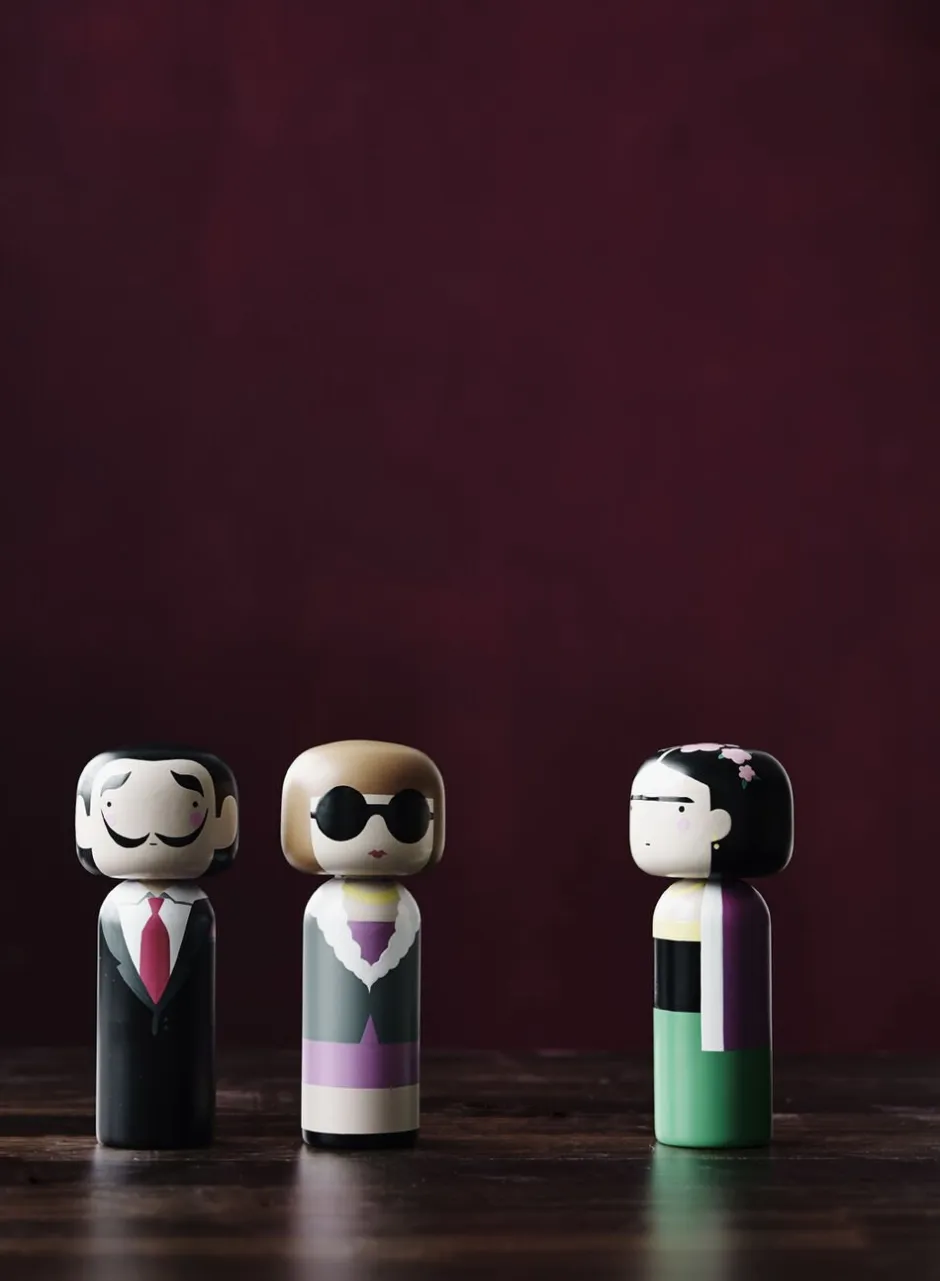 Figurer & Skulpturer<Lucie Kaas FRIDA håndmalet Kokeshi