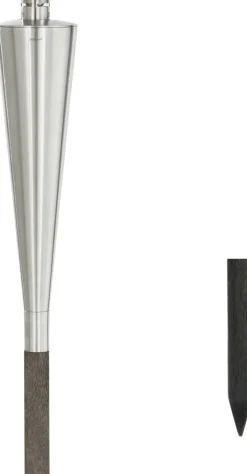 Trådløse Lamper<Blomus Garden Torch with wooden pole -ORCHOS- matt