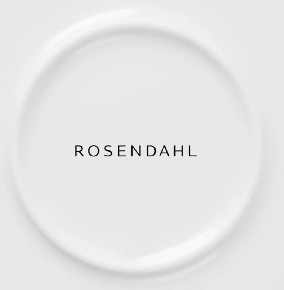 Julestel<Rosendahl GC Cottage Tallerken Ø27 cm hvid m. deko