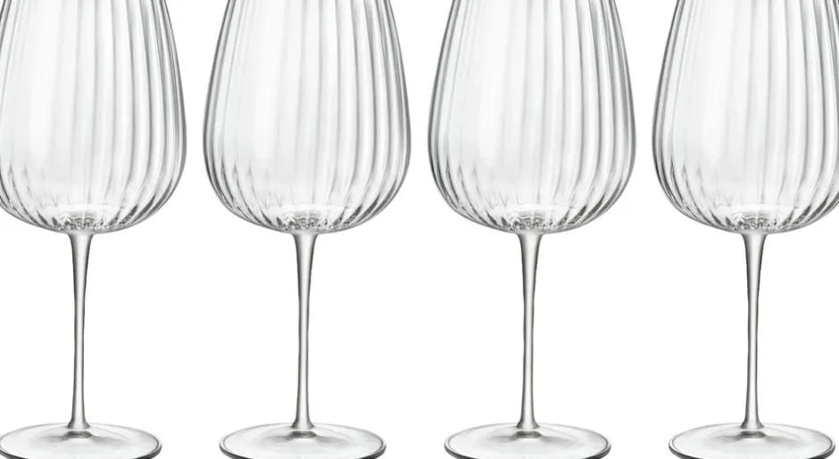 Glas<Luigi Bormioli Gin & tonic-glas burgundy Optica 75 cl 4 stk.