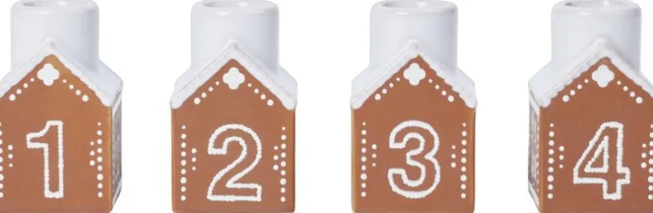 Adventsstager<Kähler Gingerbread Adventsstage H7. 5 brun