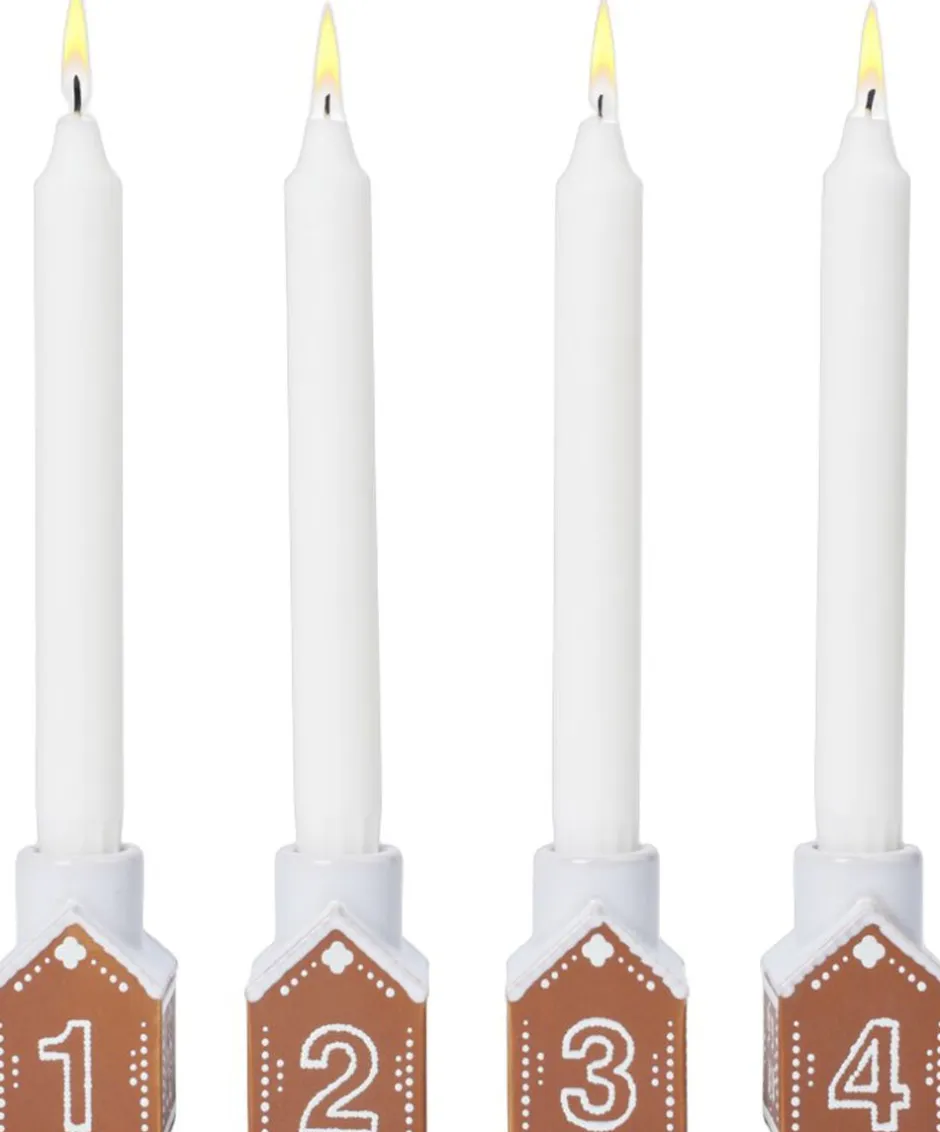 Adventsstager<Kähler Gingerbread Adventsstage H7. 5 brun