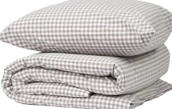 Sengetøj & Lagner<Magasin du Nord Collection Gingham washed percale Brown/white
