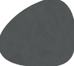 Tekstiler Til Borddækning<LIND DNA GLASS MAT CURVE (11x13cm) NUPO anthracite