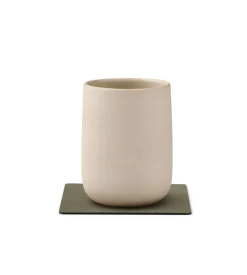 Tekstiler Til Borddækning<LIND DNA Glass Mat Square Nupo Army Green