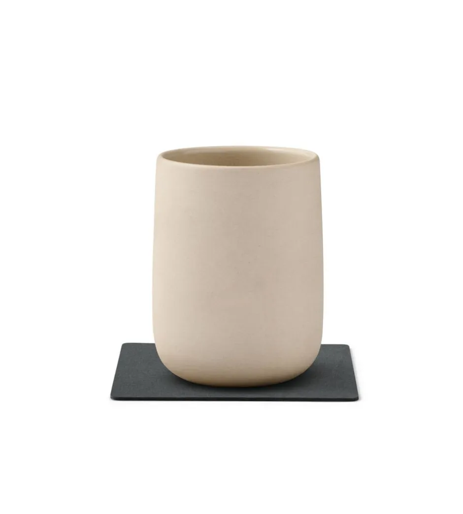 Tekstiler Til Borddækning<LIND DNA GLASS MAT SQUARE (10x10xm) NUPO anthracite