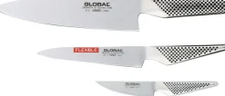 Køkkenknive & Sakse<Global knivsæt 3 dele G-211 sæt