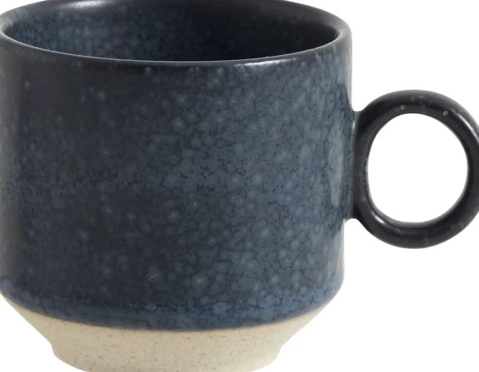 Kopper & Krus<Nordal GRAINY espresso cup, dark blue