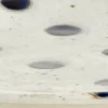 Tallerkener<Nordal GRAINY saucer/cake plate, sand/dark blue