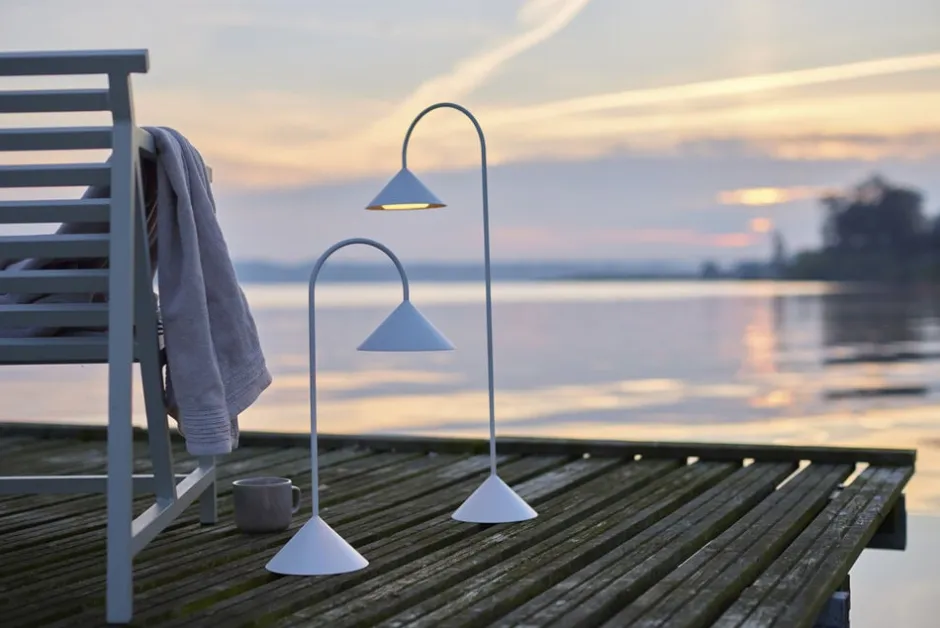 Trådløse Lamper<Frandsen Grasp Portable Table Lamp H47 Matt white