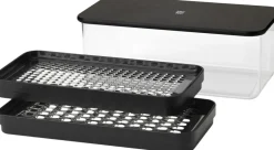 Køkkenartikler<RIG TIG GRATE-IT rivejern med beholder black
