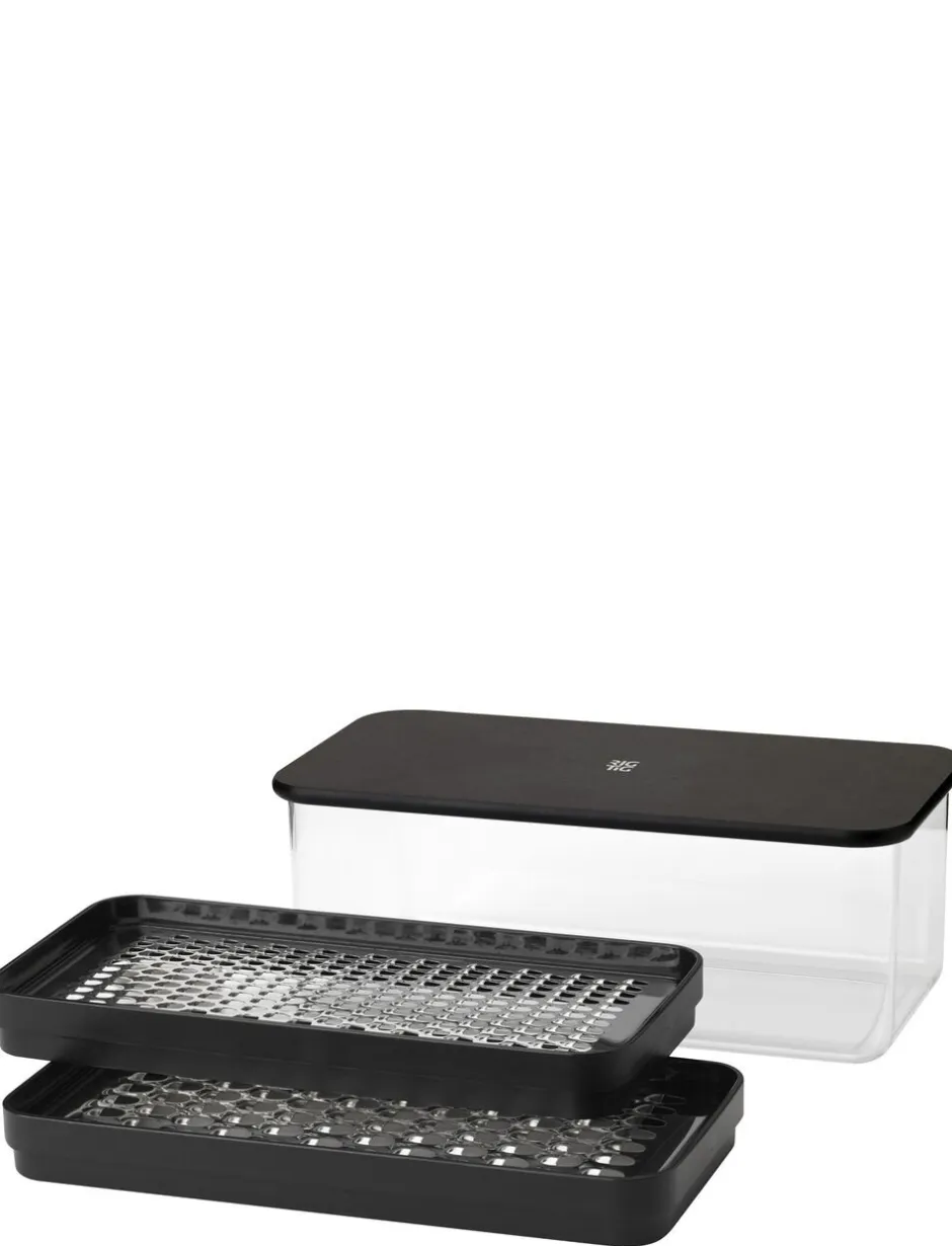 Køkkenartikler<RIG TIG GRATE-IT rivejern med beholder black