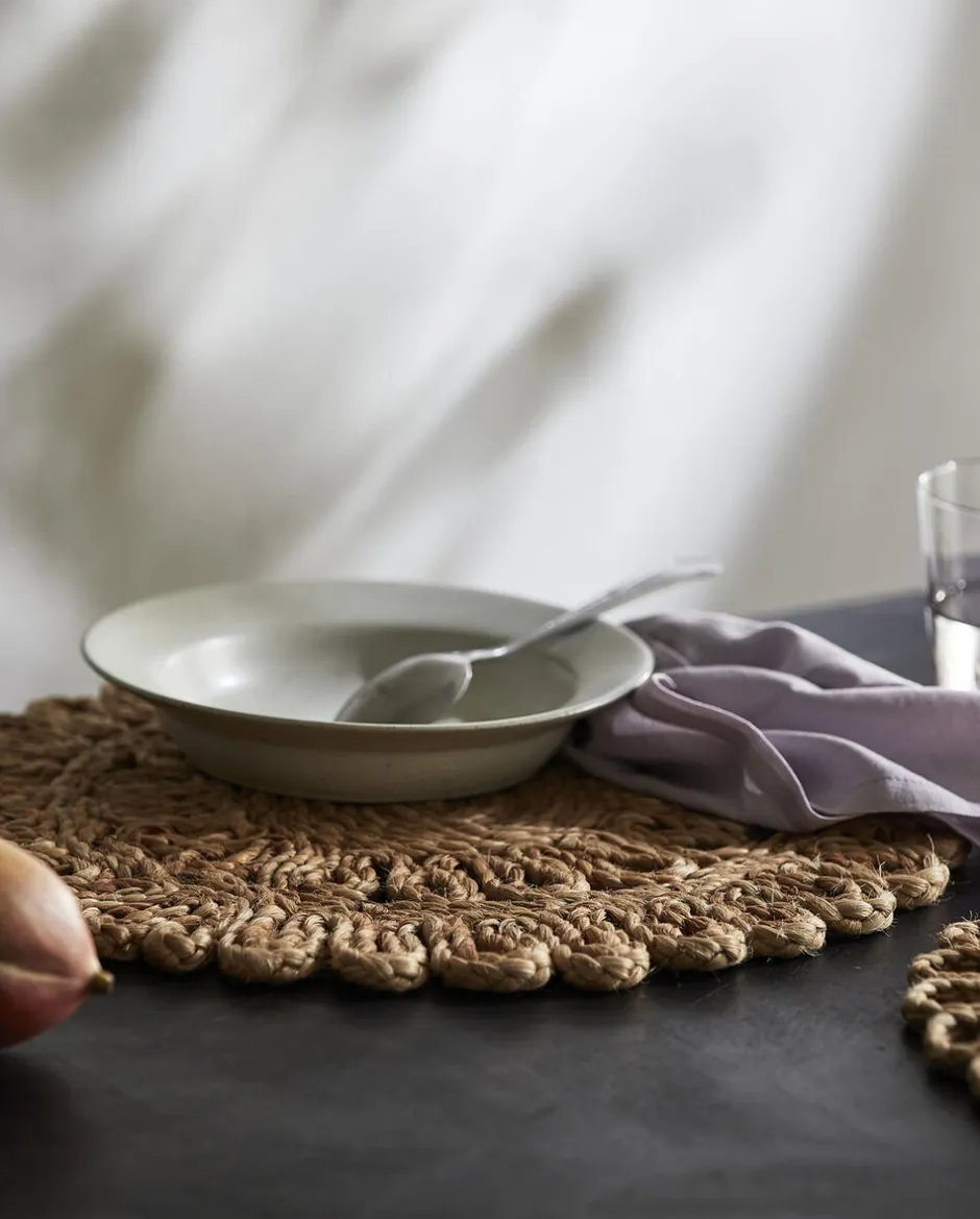 Tallerkener<Nordal GRAWA deep plate, ivory