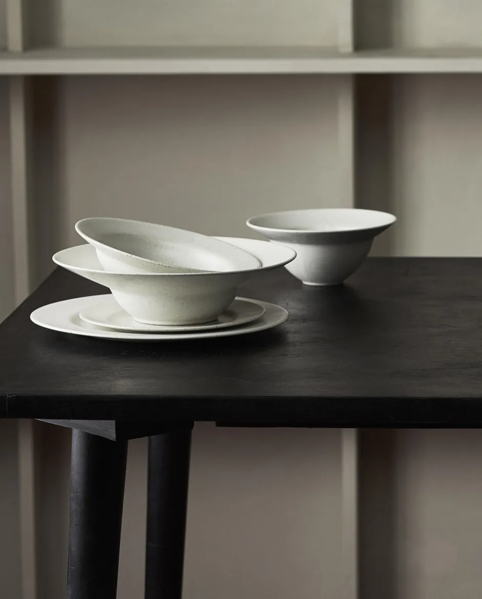 Tallerkener<Nordal GRAWA deep plate, ivory