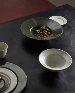Tallerkener<Nordal GRAWA pasta plate, ivory