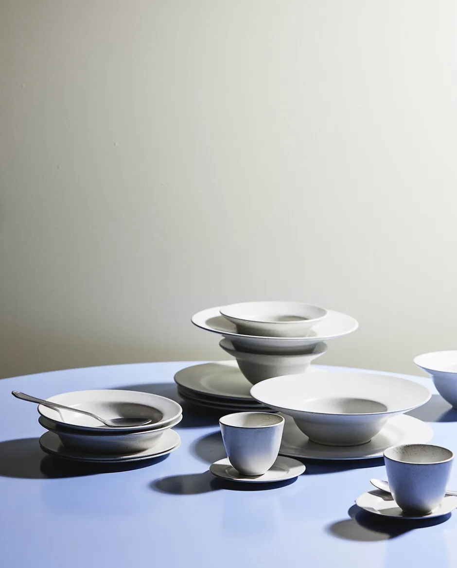 Tallerkener<Nordal GRAWA pasta plate, ivory