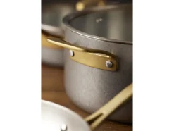 Gryder & Pander<Pillivuyt Gourmet Gryde med låg Durance 5 liter 24 cm Rustfrit stål
