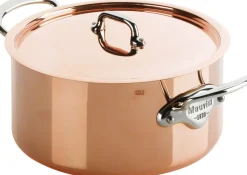 Gryder & Pander<Mauviel Gryde med låg M'150S 5,9 liter Kobber/Stål