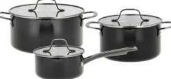 Gryder & Pander<Pillivuyt Gourmet Grydesæt m/låg Blavet 6 dele Aluminium/keramisk belægning