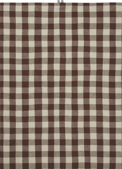 Tekstiler Til Køkkenet<Ferm Living Hale Tea Towel - Cinnamon/Grey Green