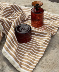 Tekstiler Til Køkkenet<Ferm Living Hale Tea Towel - Golden Brown/Silver Fern