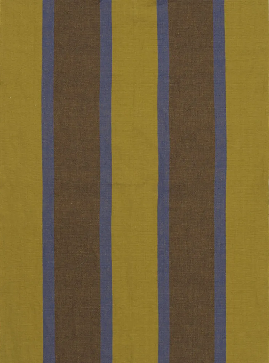 Tekstiler Til Køkkenet<Ferm Living Hale Tea Towel - Lime/Bright Blue/Choco