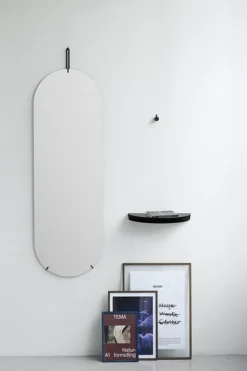 Møbler<Moebe Half Moon Shelf: Terracotta: Small