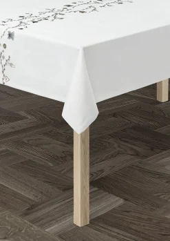 Tekstiler Til Borddækning|Juletekstiler<Kähler Hammershøi Christmas Dug 150x320 cm hvid m. deko