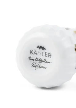 Juletræspynt<Kähler Hammershøi Christmas Snedreng hængende H7 hvid m. deko