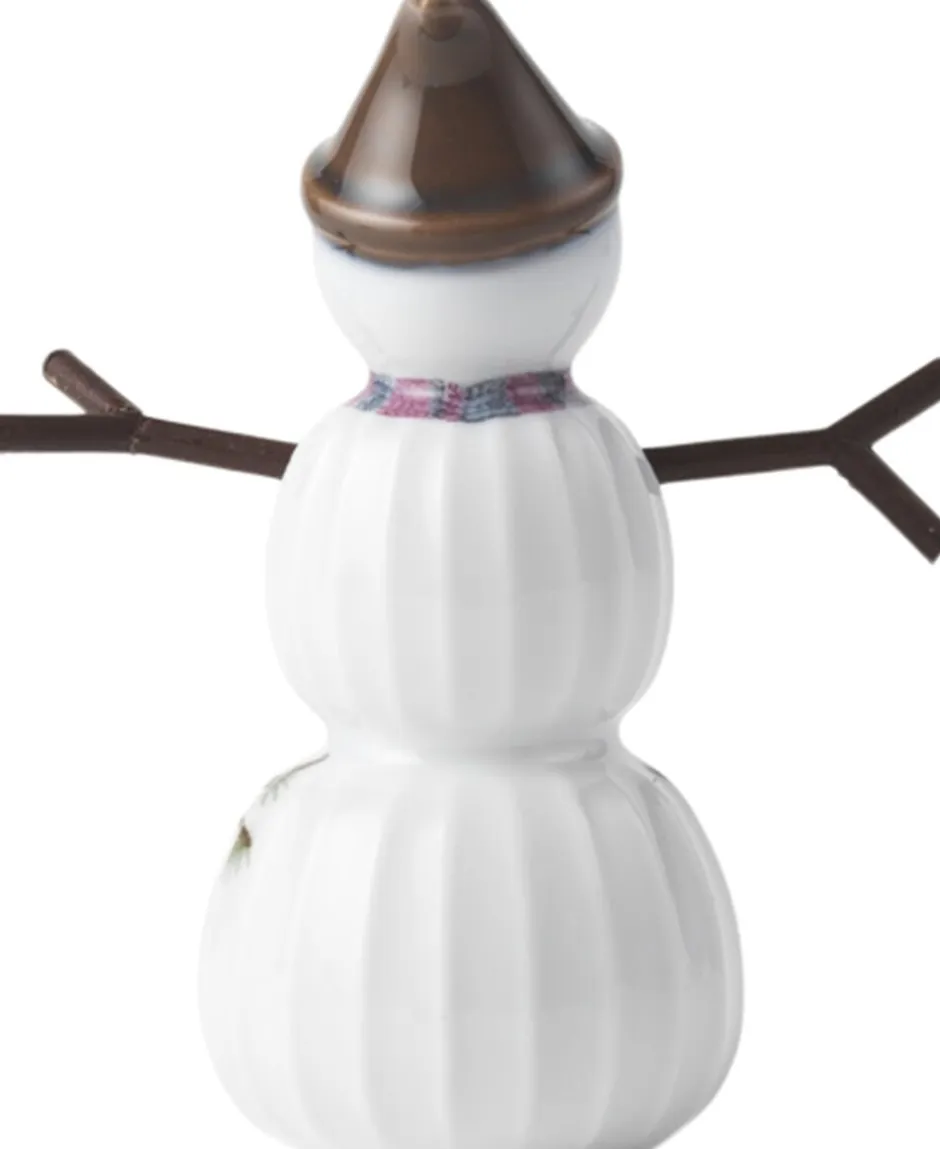 Julepynt<Kähler Hammershøi Christmas Snedreng H9 hvid m. deko
