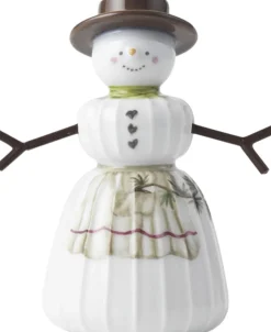 Julepynt<Kähler Hammershøi Christmas Snekone H11 hvid m. deko