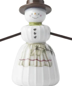 Julepynt<Kähler Hammershøi Christmas Snekone H11 hvid m. deko