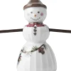 Julepynt<Kähler Hammershøi Christmas Snepige H8 hvid m. deko