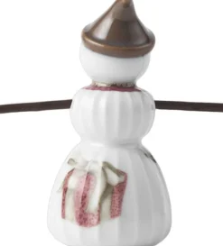 Julepynt<Kähler Hammershøi Christmas Snepige H8 hvid m. deko