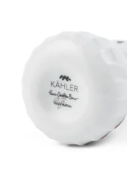 Julepynt<Kähler Hammershøi Christmas Snepige H8 hvid m. deko