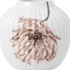 Vaser & Urtepotteskjulere<Kähler Hammershøi Poppy Vase H13 hvid m. deko