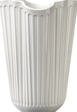 Vaser & Urtepotteskjulere<Kähler Hammershøi Unfold Vase H20. 5 cm hvid