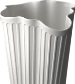 Vaser & Urtepotteskjulere<Kähler Hammershøi Unfold Vase H20. 5 cm hvid