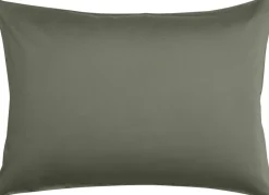 Sengetøj & Lagner<Høie Harmoni stonewashed pudebetræk dæmpet grøn Dæmpet grøn