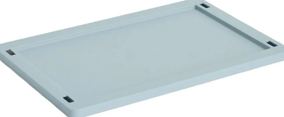 Opbevaring<Hay Colour Crate Lid Plastic-Small-Dusty blue