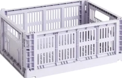 Opbevaring<Hay Colour Crate, Medium Lavendel