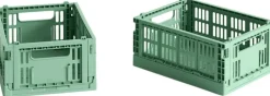 Opbevaring<Hay Colour Crate, Mini, 2 stk. Dark mint