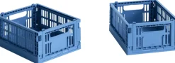 Opbevaring<Hay Colour Crate, Mini, 2 stk. Electric blue