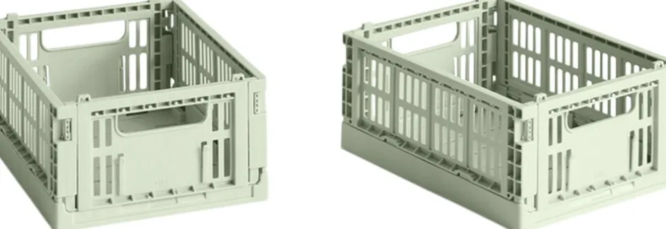 Opbevaring<Hay Colour Crate, Mini, 2 stk. Mint