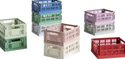 Opbevaring<Hay Colour Crate, Mini, 2 stk. Light grey