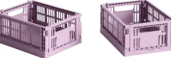 Opbevaring<Hay Colour Crate, Mini, 2 stk. Dusty rose
