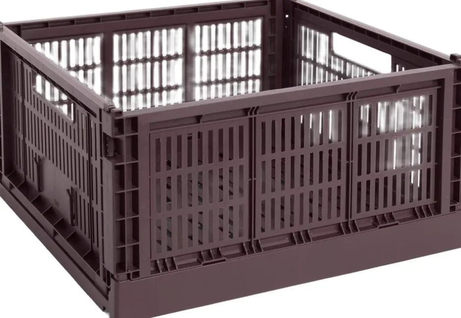 Opbevaring<Hay Colour Crate-Large Square-Bordeaux